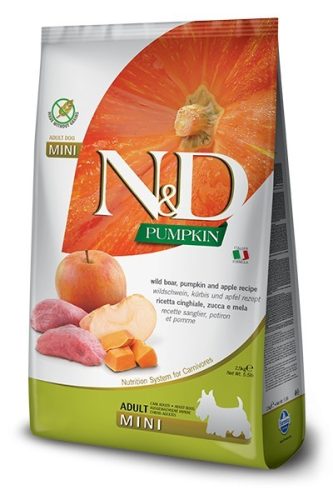 Farmina N&D Dog Grain Free Vaddisznó&alma sütőtökkel adult mini 7kg 