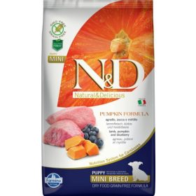   N&D DOG GRAIN FREE BÁRÁNY&ÁFONYA SÜTŐTÖKKEL PUPPY MINI 7KG