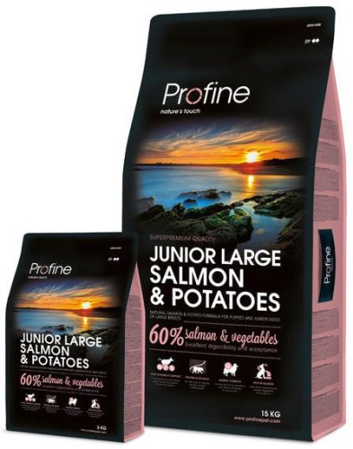 Profine - Junior Large Salmon & Potatoes 15kg ingyenes Szállítás