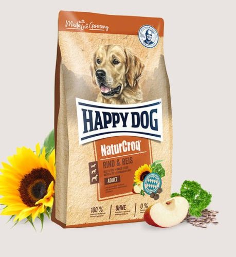 Happy Dog NaturCroq  rind&rice 15kg ingyenes szállítás!