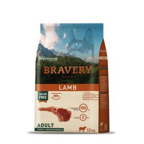 Bravery Dog Adult Medium/Large Grain Free Lamb 12kg 