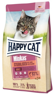 Happy Cat Minkas Sterilised Lazac 10kg