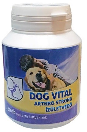 Csomagpontra : Dog Vital Arthro Strong Zöldkagyló ízületerősítő 80db