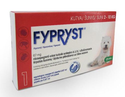  Fypryst® Spot-on kutya S 2-10kg 1db