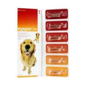   Exspot (Ex-spot)   rácseppentő oldat  6×1 ml kullancs és bolha ellen . Csak kutyáknak