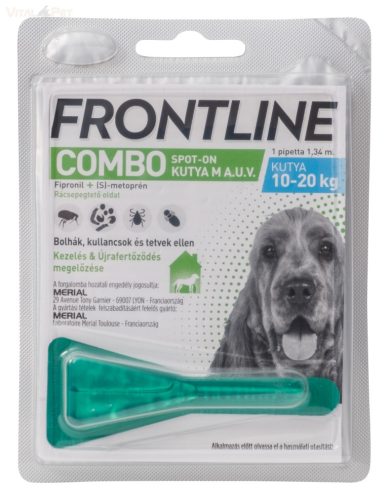 Frontline Combo Spot-on kutya M 10-20kg  , 
