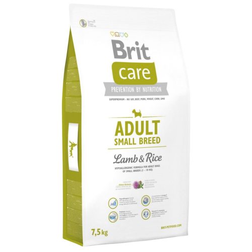 Brit Care Hypoallergenic - Adult Small Lamb & Rice 7,5kg 
