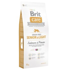 Brit Care Grain-free - Senior & Light Salmon & Potato 12kg