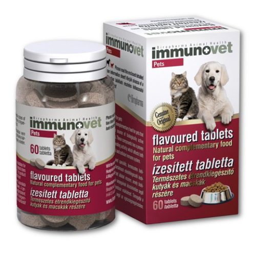 ImmunoVet Pets - ízesített immunerősítő tabletta 60db 