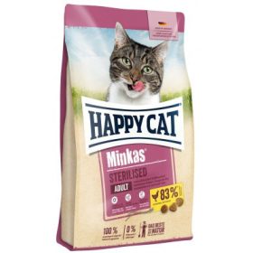   Happy Cat Minkas Sterilised Poultry - szárazeledel baromfival macskák számára 1.5 kg