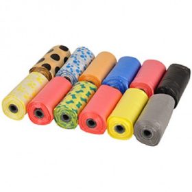 Flamingo kutyagumigyűjtő zacskó - színes 12 x 20 db