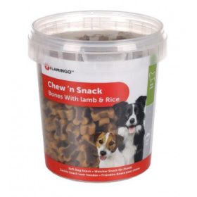 Flamingo Chicken Snack - bárányos és rizses csontok 500 g