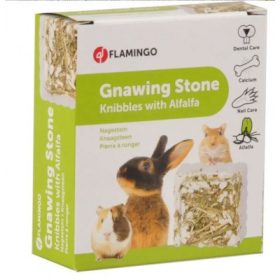   Flamingo Gnawing Stone Knibbles - lucernás ásványi kő 65 g