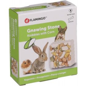  Flamingo Gnawing Stone Knibbles - kukoricás ásványi kő 1 db