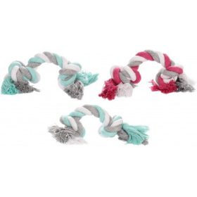 Flamingo Jim Playing Rope - rágókötél mini mix 3 x 17 cm