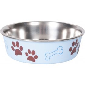 Flamingo Bella Kena fémtál kutyáknak - kék 1500 ml