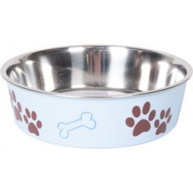 Flamingo Bella Kena fémtál kutyáknak - kék 2200 ml