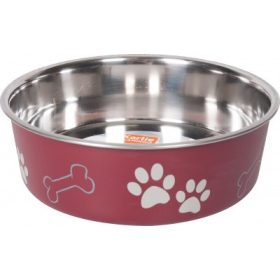 Flamingo Bella Kena fémtál kutyáknak - piros 2200 ml