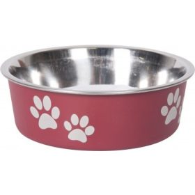 Flamingo Bella Kena fémtál kutyáknak - piros 450 ml