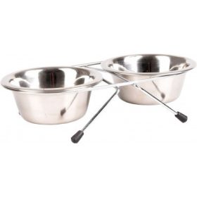 Flamingo Arjun duo fémtál - ezüst 1 db