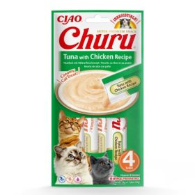 Inaba Cat Churu Püré - tonhal csirkével 4 x 14 g