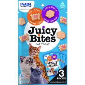 Inaba Cat Juicy Bites - rák és kagyló 3 x 11.3 g