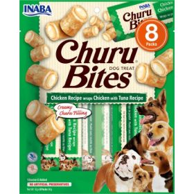 Inaba Dog Churu Bites - csirke tonhallal 8 x 12 g