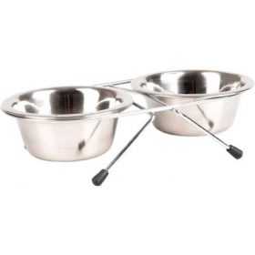 Flamingo Arjun duo fémtál - ezüst 1 db