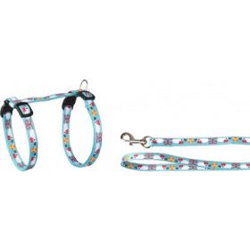   Flamingo egérmintás hám és póráz macskáknak 15-25 cm/20-35 cm