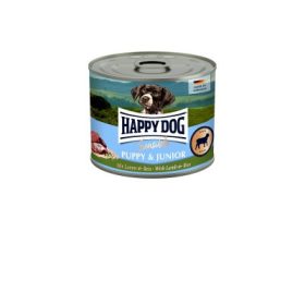   Happy Dog Supreme Sensible Puppy&Junior konzerv, bárány és rizs ízesítésű nedves állateledel kölyök és fiatal kutyák számára 6x200 g 3 kg