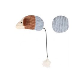 Flamingo Blaro egér labdával macskajáték Kék 1 db