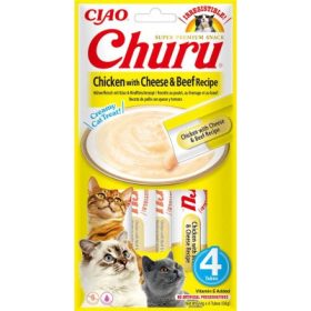 Inaba Cat Churu Ciao - csirke-sajt-marha 4 x 14 g