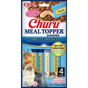 Inaba Cat Churu Meal Topper - tonhal-kagyló 4 x 14 g