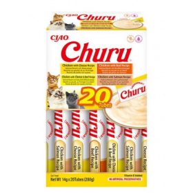 Inaba Cat Churu Ciao Mix - csirke-sajt-marha-lazac 20 x 14 g
