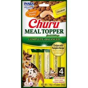 Inaba Dog Churu Meal Topper - csirke-sütőtök 4 x 14 g
