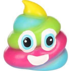   Flamingo latex játék - Tish mosolygó kaki szivárvány színben 1 db