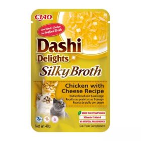 Inaba Cat Dashi Delights Silky Broth - csirke-sajt 40 g