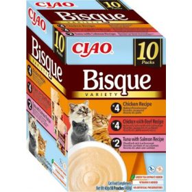   Inaba Cat Bisque Variety - csirke, csirke-marha, tonhal-lazac 10 x 40 g