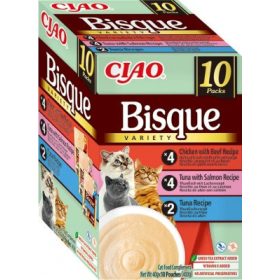   Inaba Cat Bisque Variety - csirke-marha, tonhal-lazac, tonhal 10 x 40 g